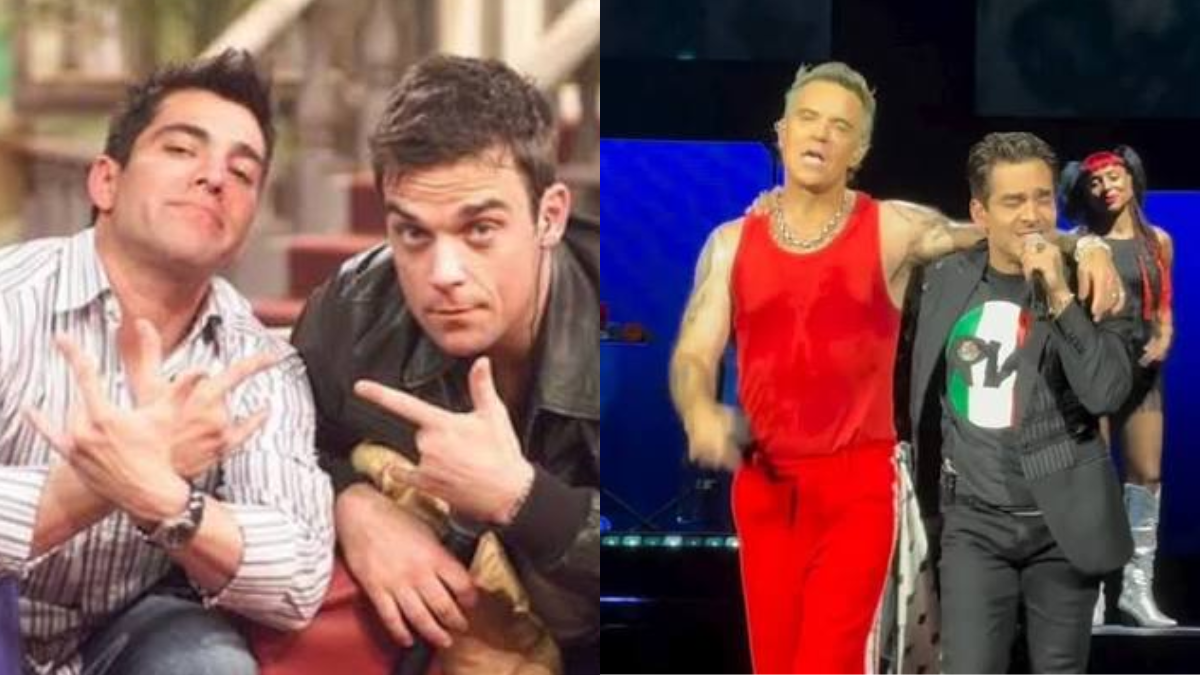 Omar Chaparro y Robbie Williams: la historia de 20 años que los llevó a cantar juntos en un concierto en CDMX