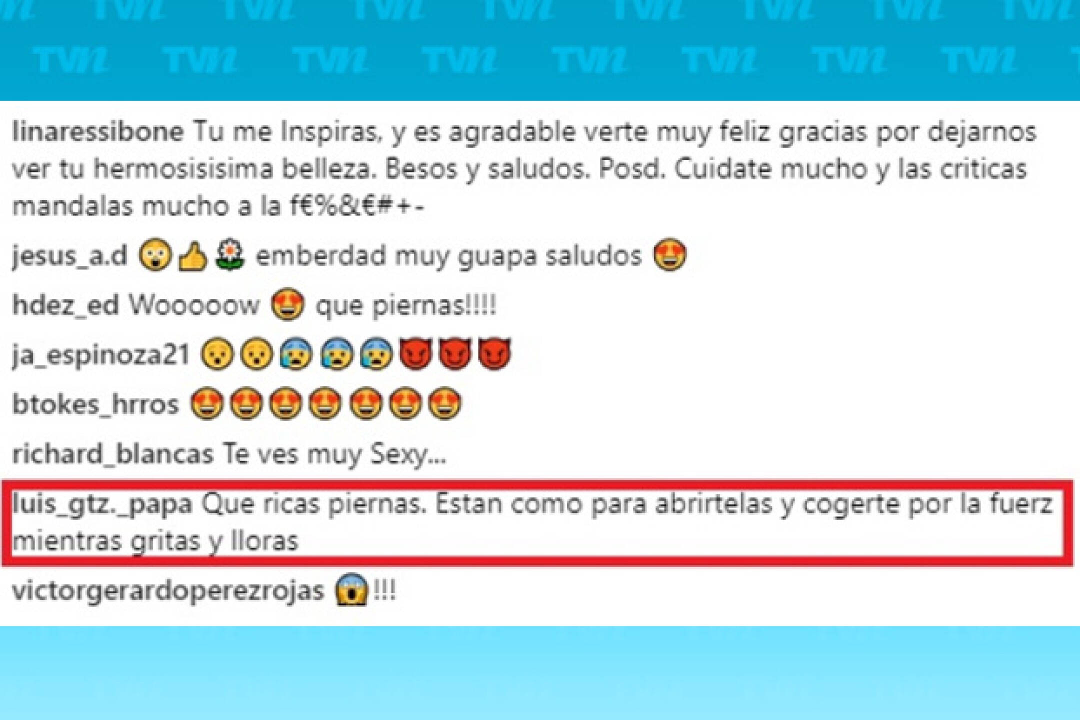 Tabata recibe amenaza de fan