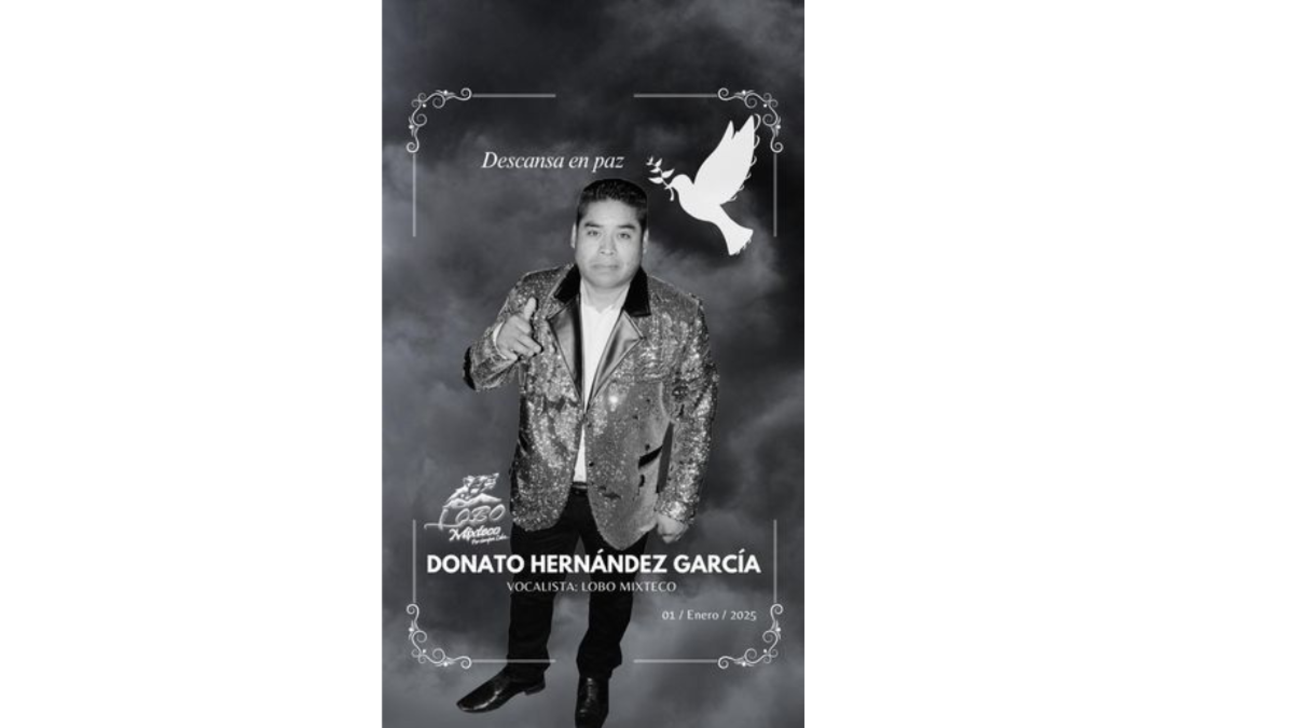 Muere Donato Hernández, vocalista de Lobo Mixteco