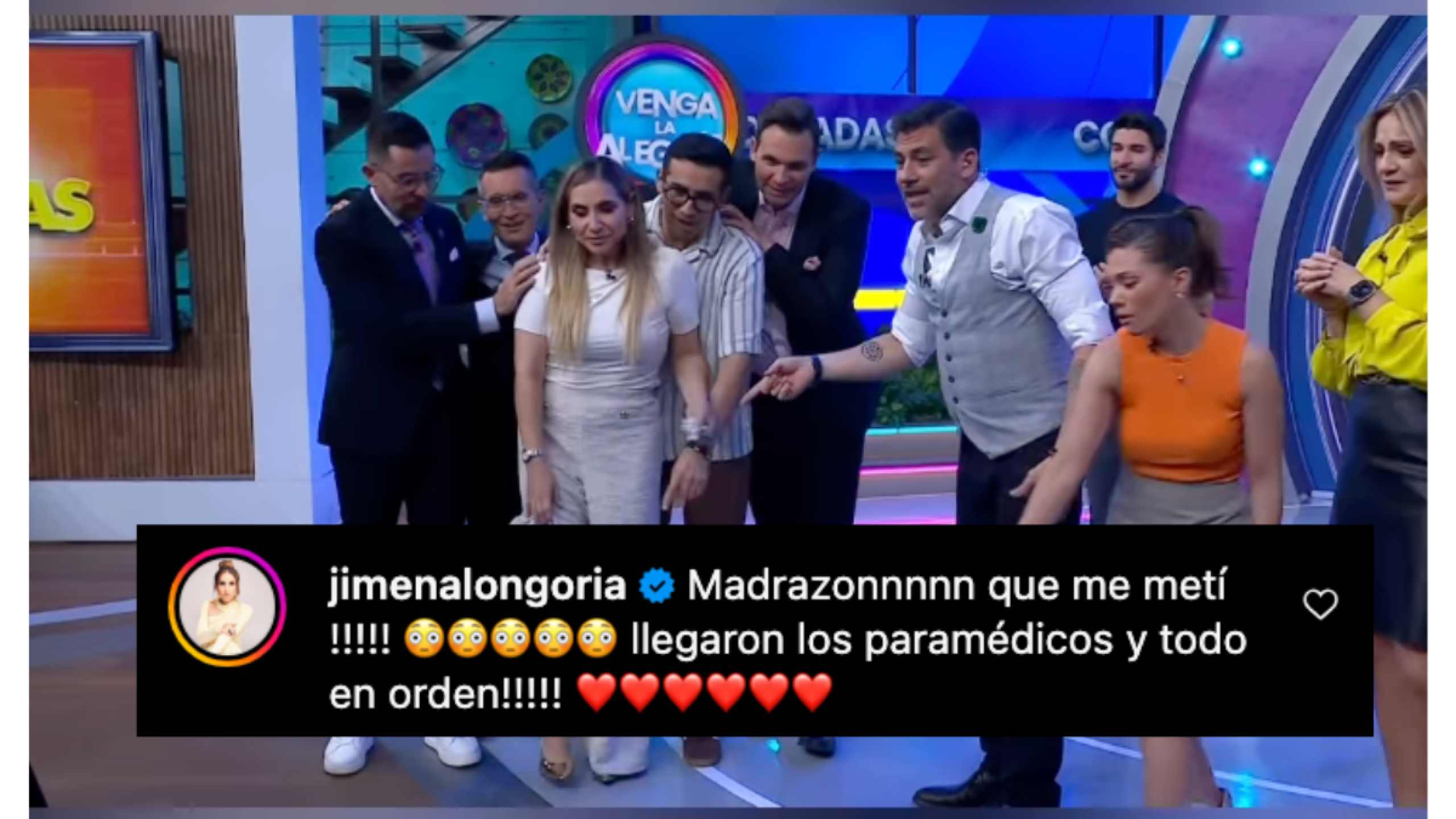 Conductora de Venga la alegría sufre aparatosa caída en vivo: Esto fue lo que pasó