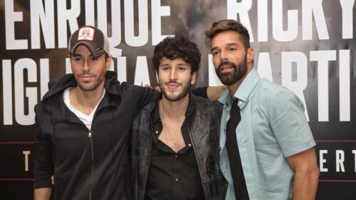 Ricky Martin y Enrique Iglesias