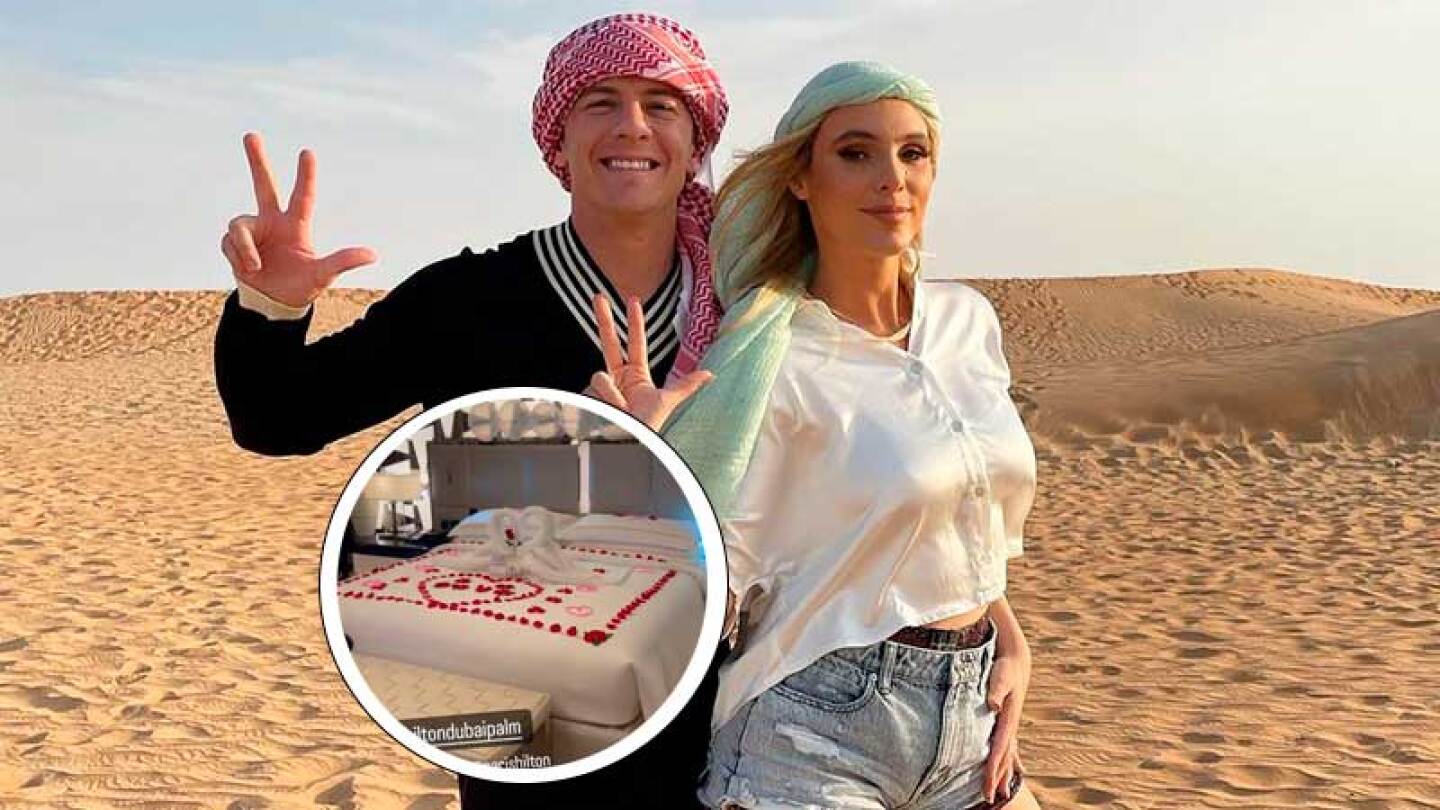 Lele Pons y Guaynaa disfrutan de una lujosa luna de miel en el hotel Hilton de Dubai