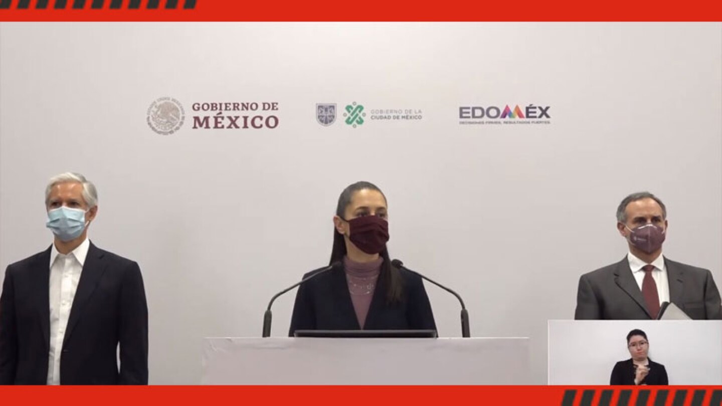 CDMX Edomex semáforo rojo