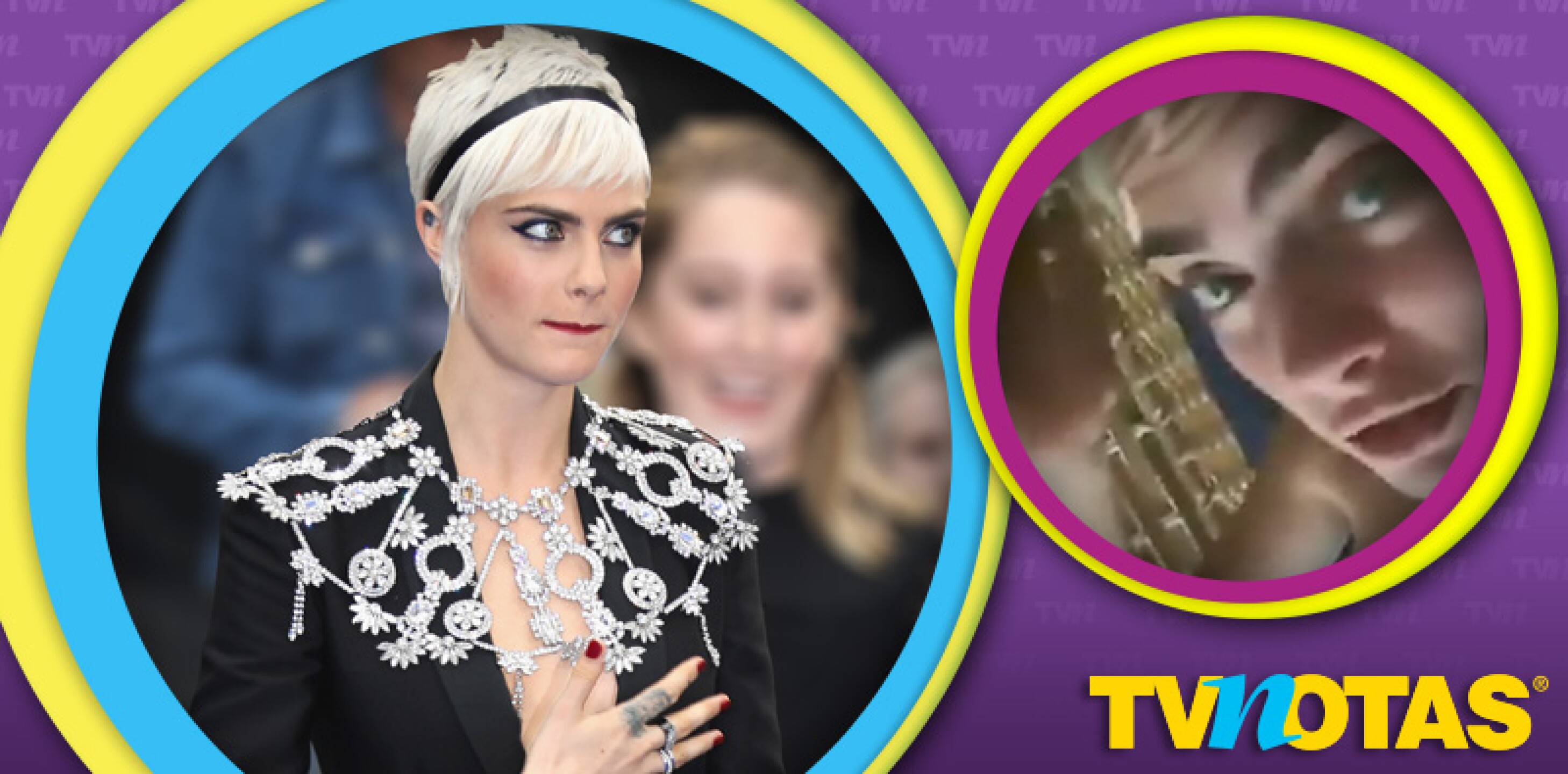 Cara Delevingne descuido.