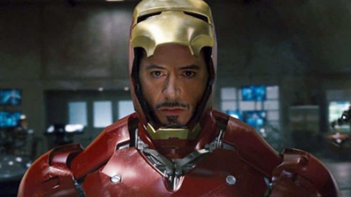 Robert Downey Jr como Iron Man
