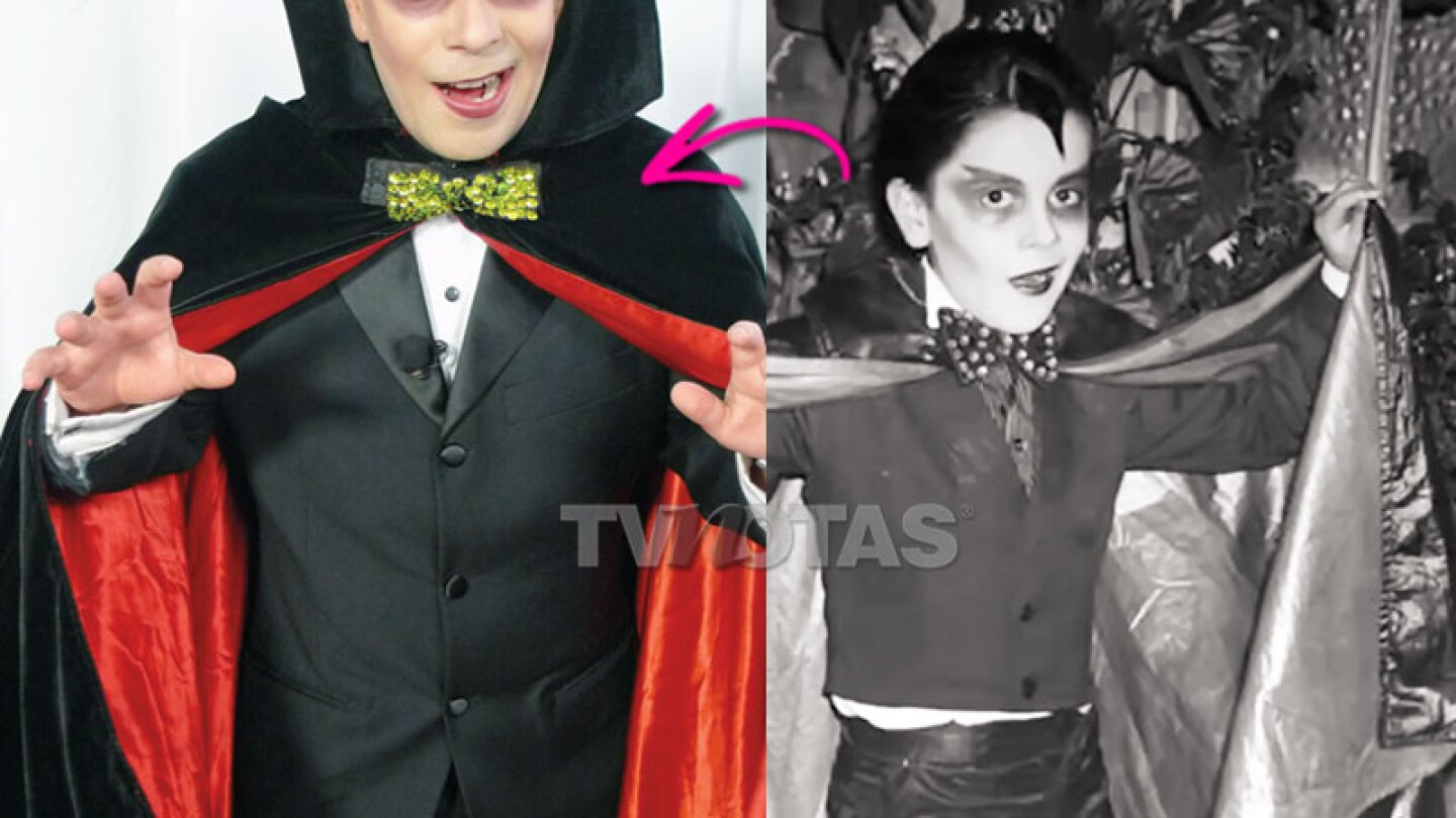 Carlos Espejel volvió a disfrazarse de 'Chiquidrácula' para Halloween y así luce