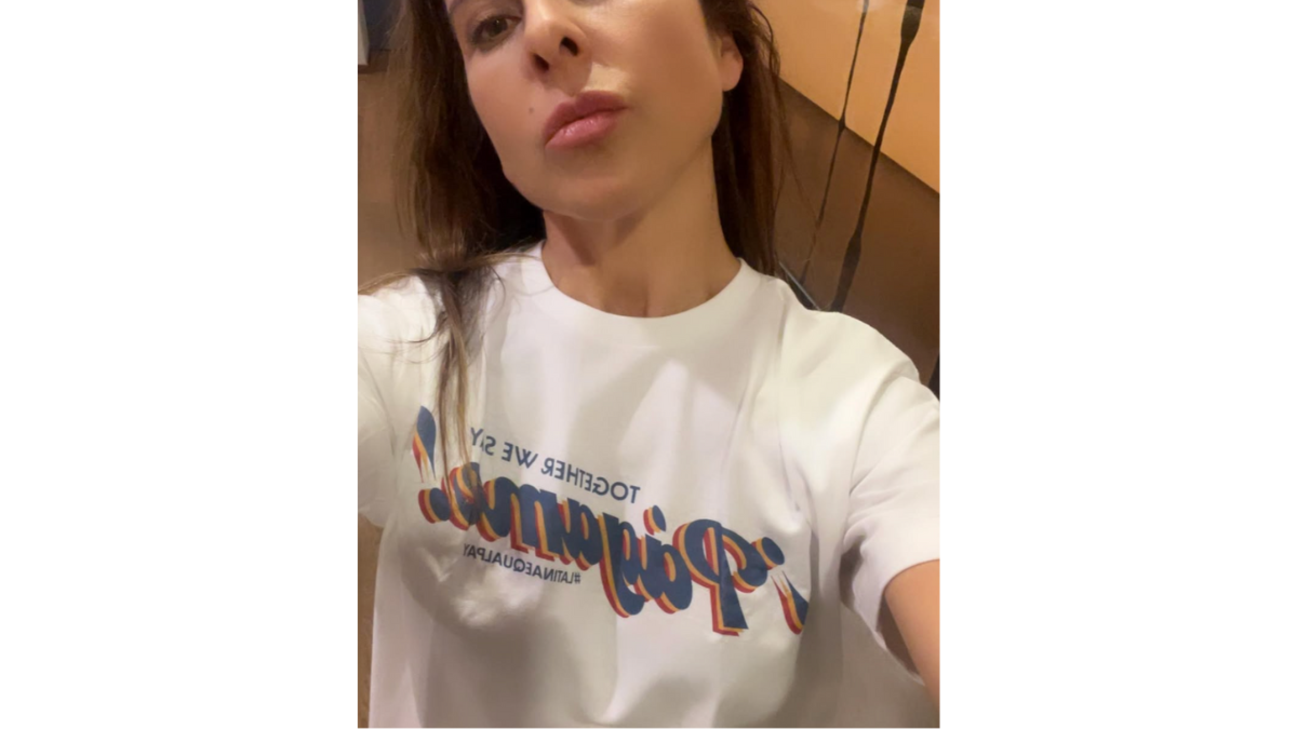 Kate del Castillo presenta a su bebé ficticio