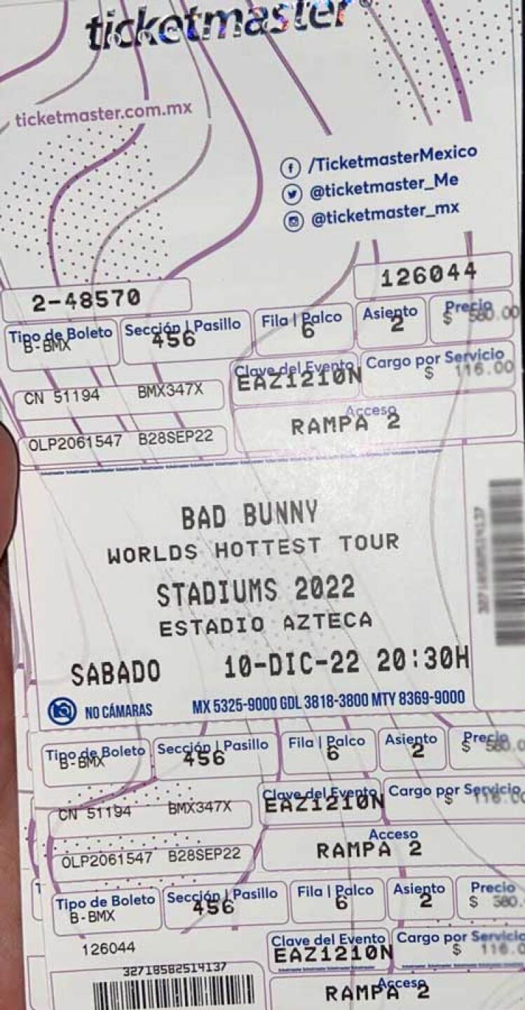 ¿Qué hacer si tu boleto para un concierto es clonado?
