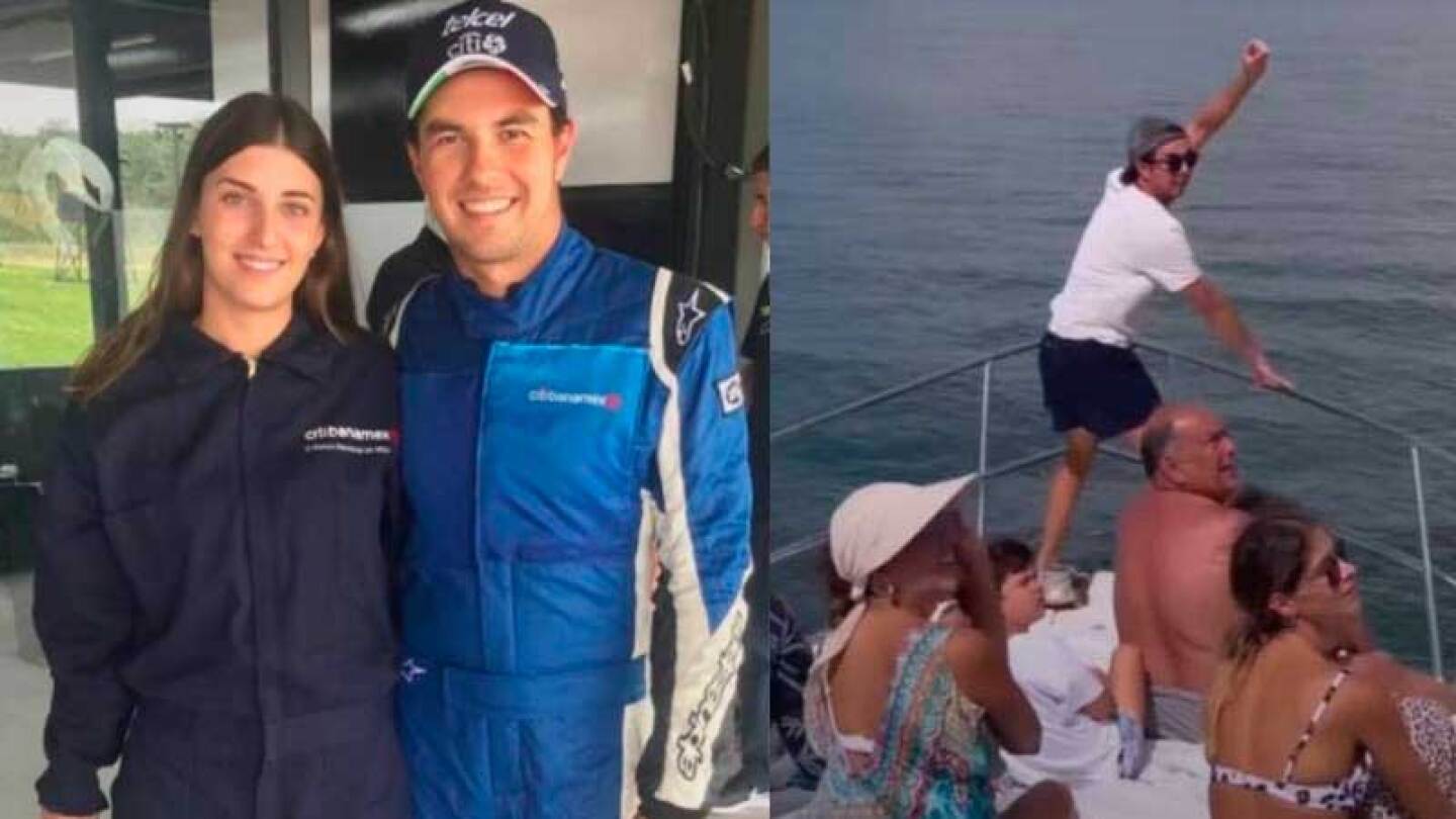 Checo Pérez disfruto unas vacaciones con su esposa y familia 