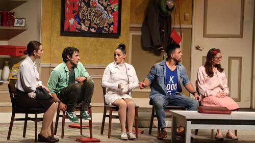 Efraín Berry se presentó en la obra Toc Toc con gran éxito