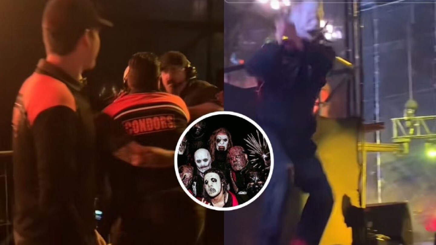 Confunden a miembro de Slipknot con un fan y seguridad le impide subir al escenario en Guadalajara