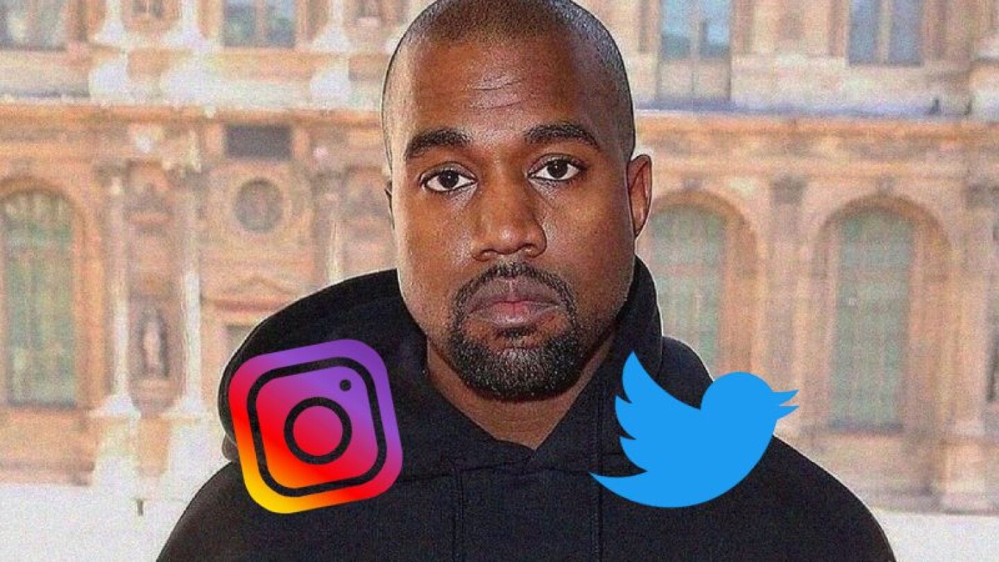 Bloquean a Kanye West en redes por publicar mensajes antisemitas