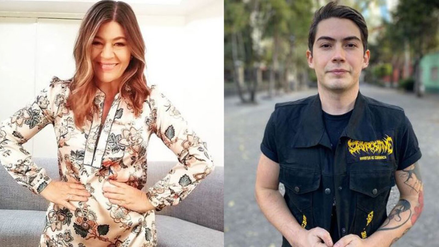 Martha Figueroa y su hijo.