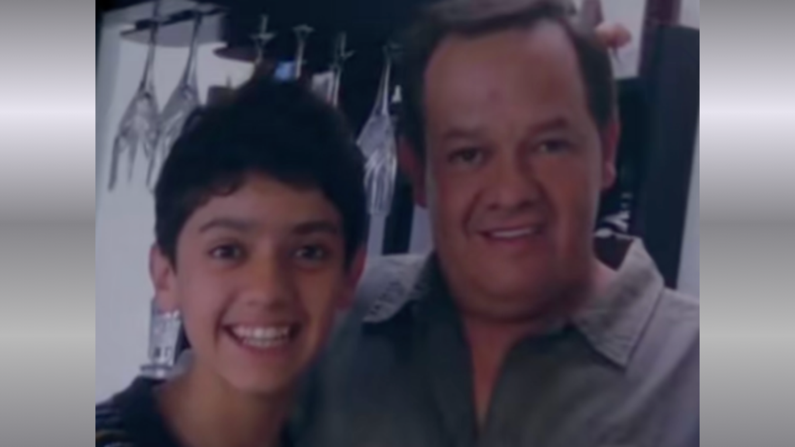 Harold Azuara y su padre, Antonio Azuara