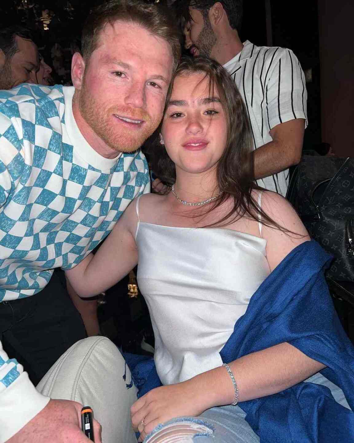 El padre de la joven siempre ha estado a su lado