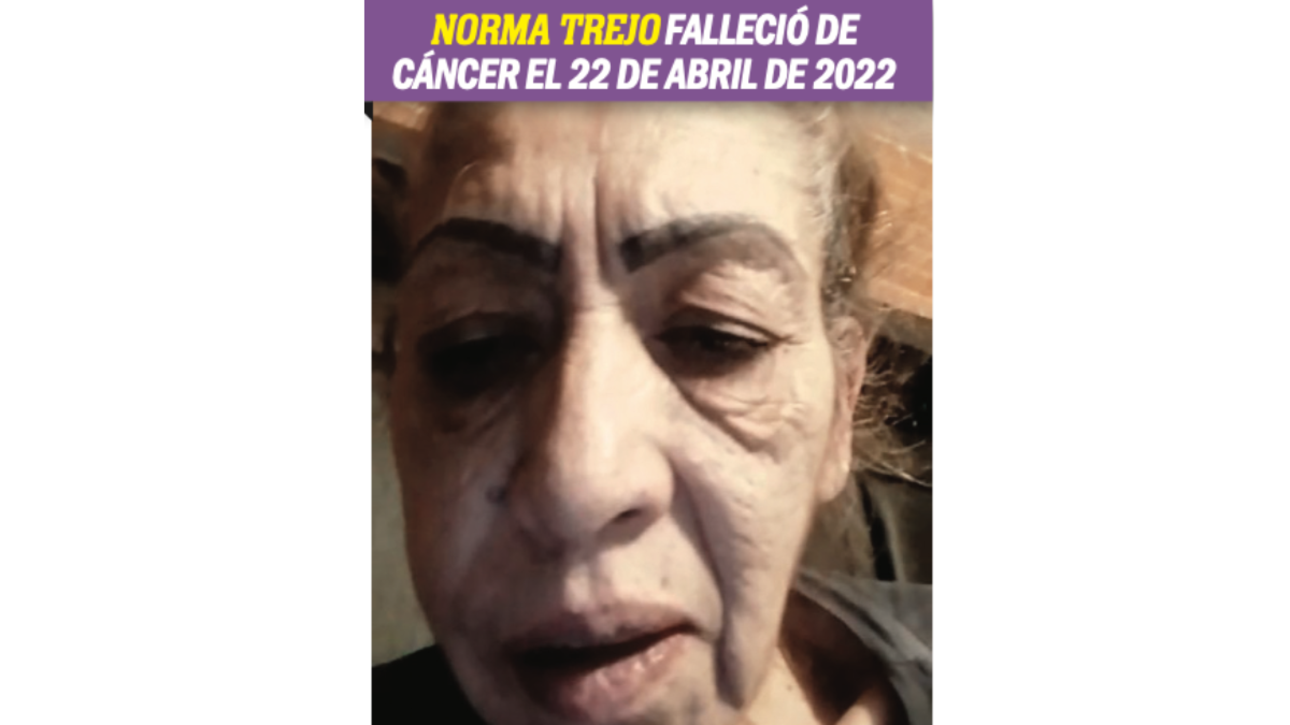 Norma Trejo hermana de Carlos Trejo