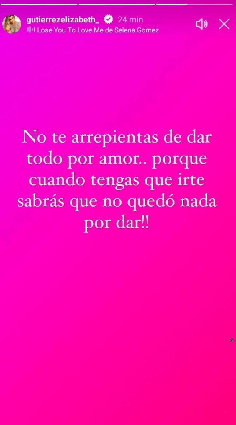 Elizabeth indirecta a William Levy