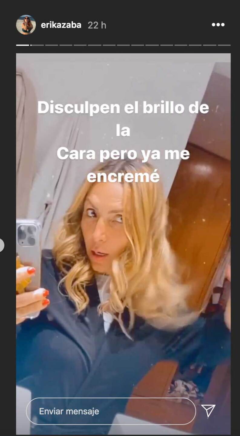 A Érika Zaba le encantó su peinado