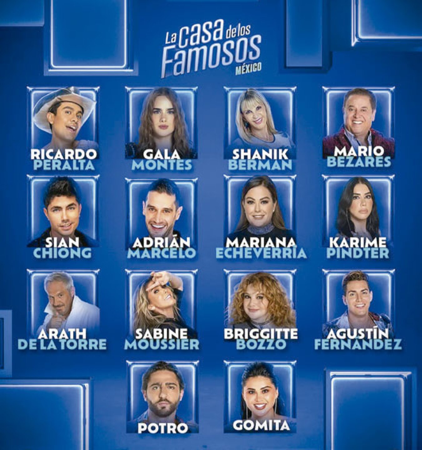 Integrantes de La casa de los famosos México 2