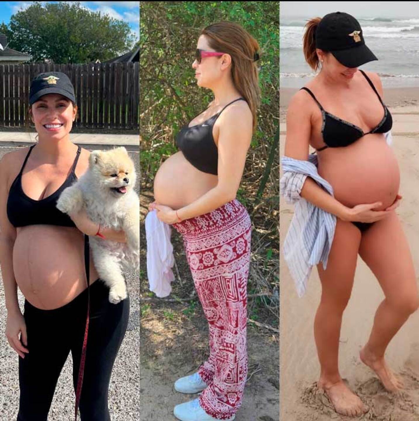 ¡Ya es mamá!  Andrea Escalona le da la bienvenida al mundo a su hijo