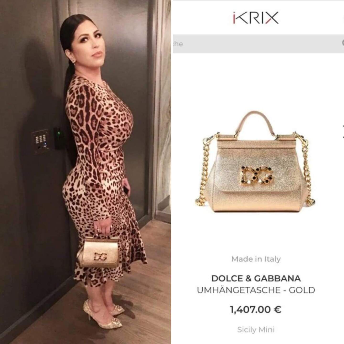 Cristy Nodal Bolsa Umhängatesche de Dolce & Gabbana