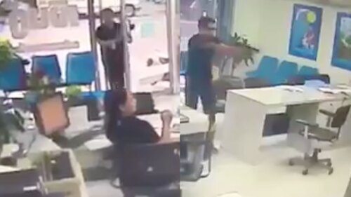 No aceptó que su novia lo cortara, llegó su trabajo y se desquitó de la peor forma .