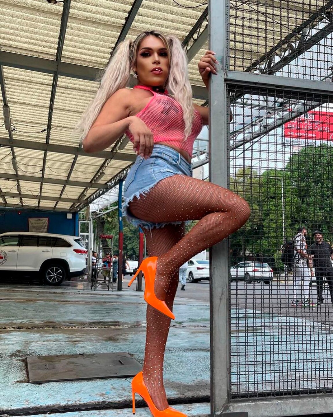 Wendy Guevara vive momento insólito durante transmisión en vivo