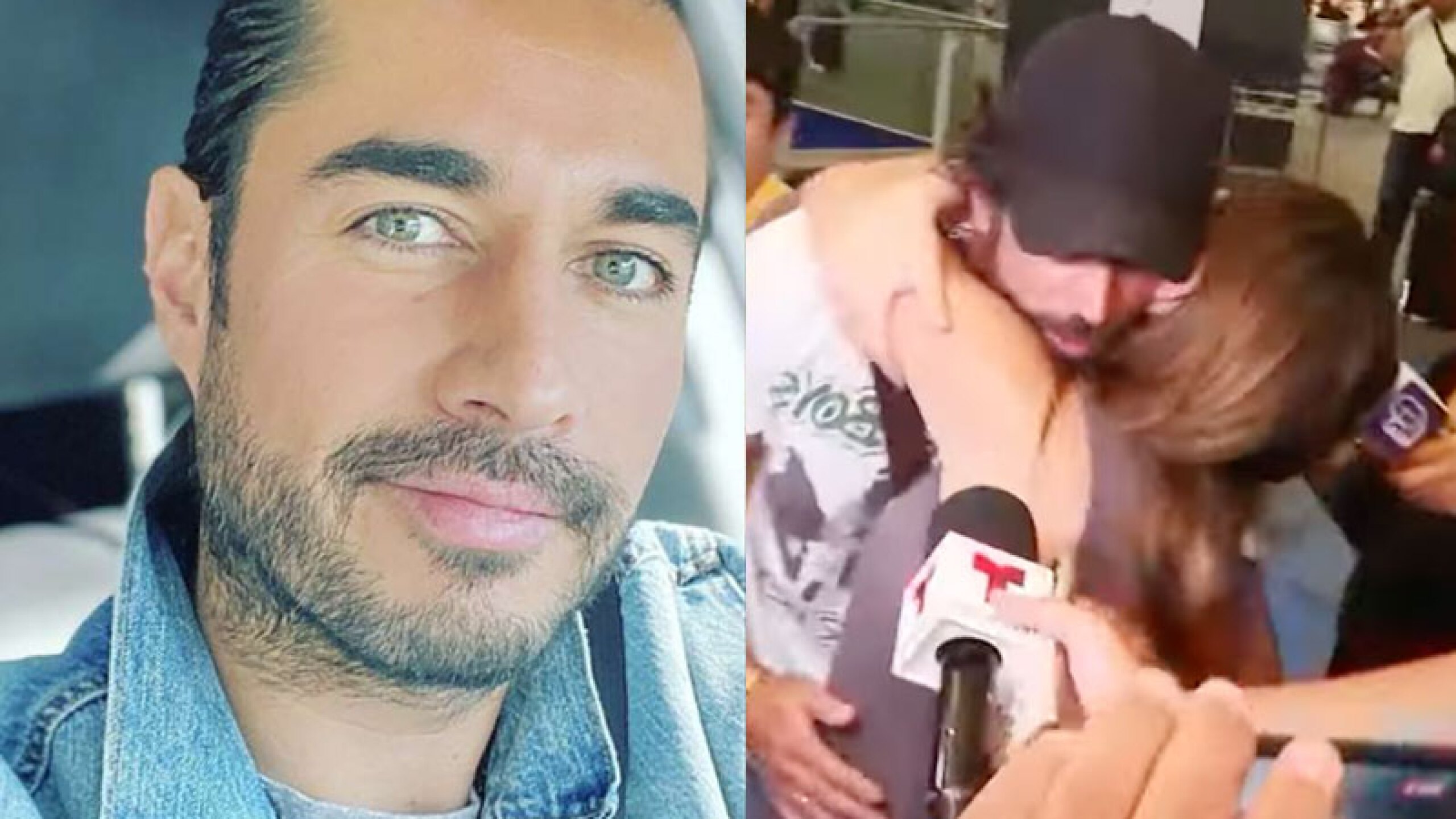 Josué Alvarado con Michelle Renaud y Matías Novoa