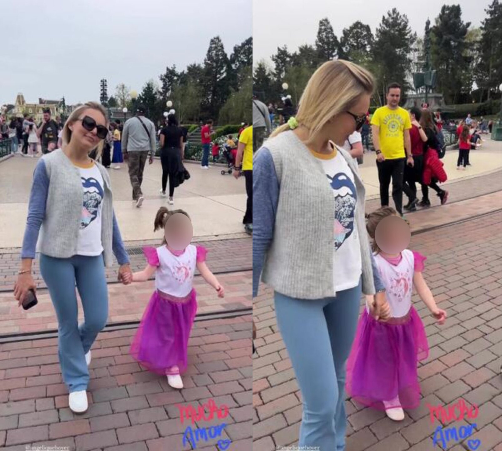 Angelique Boyer sobrina viaje paris