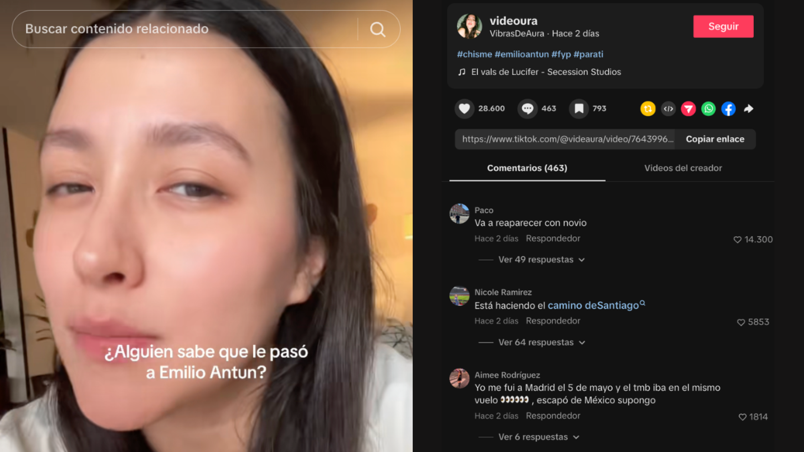 El influencer Emilio Antún desaparecido tras aceptar infidelidad