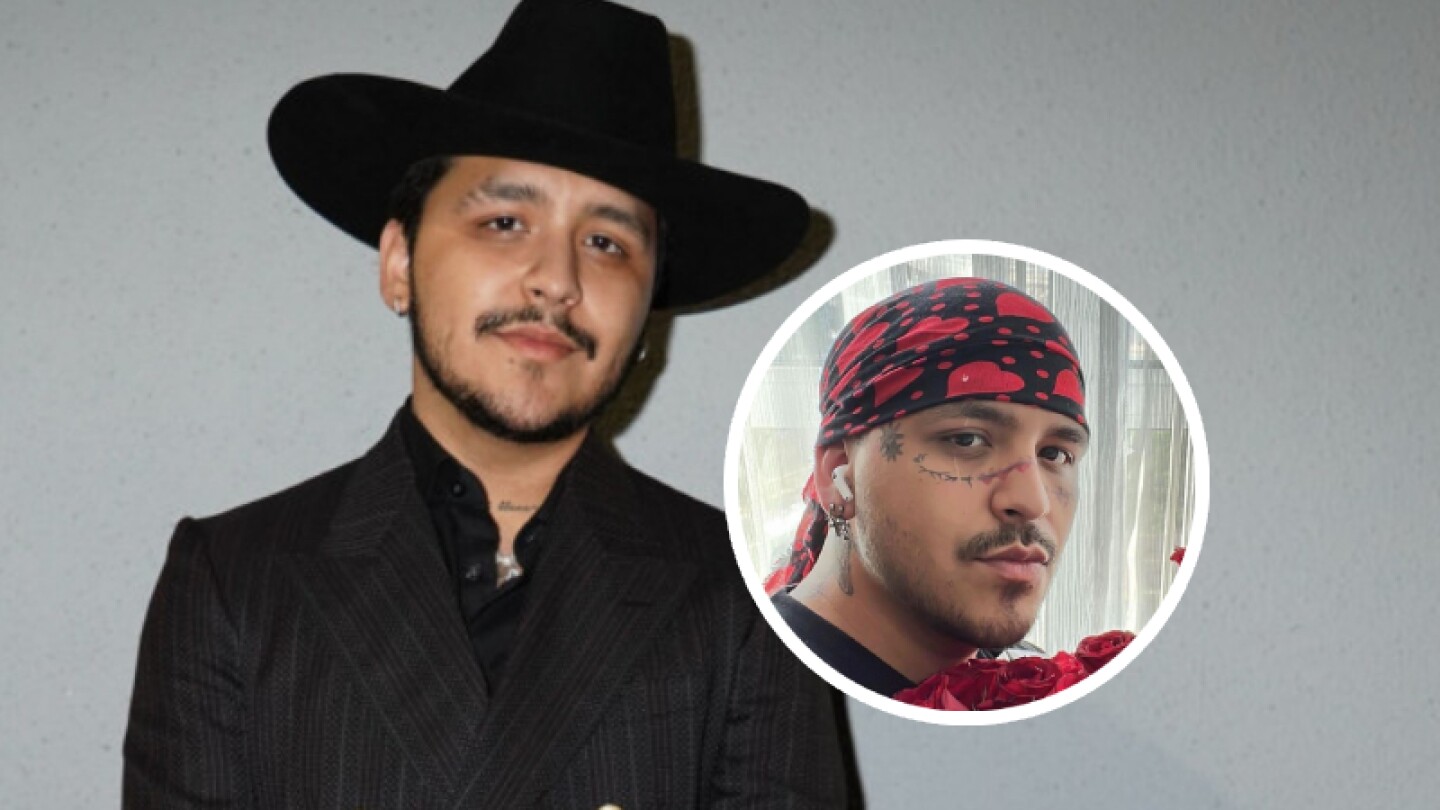 Christian Nodal foto tatuajes