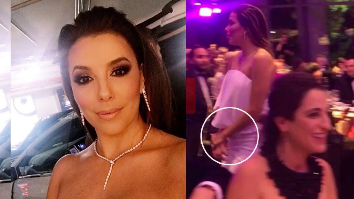 Eva Longoria ya luce una pancita de embarazo aunque no ha querido confirmarlo.