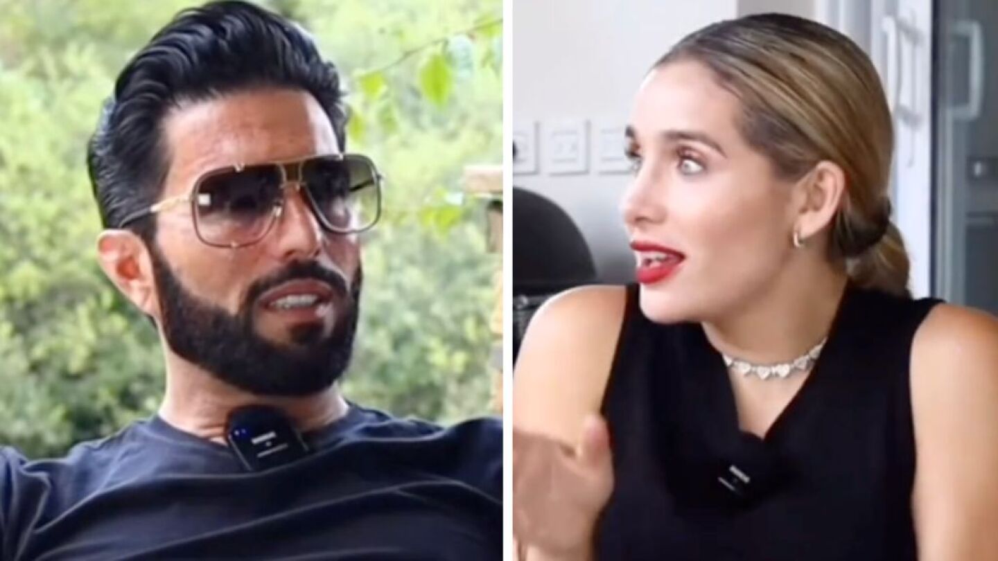 Marcela Mistral y Poncho de nigris