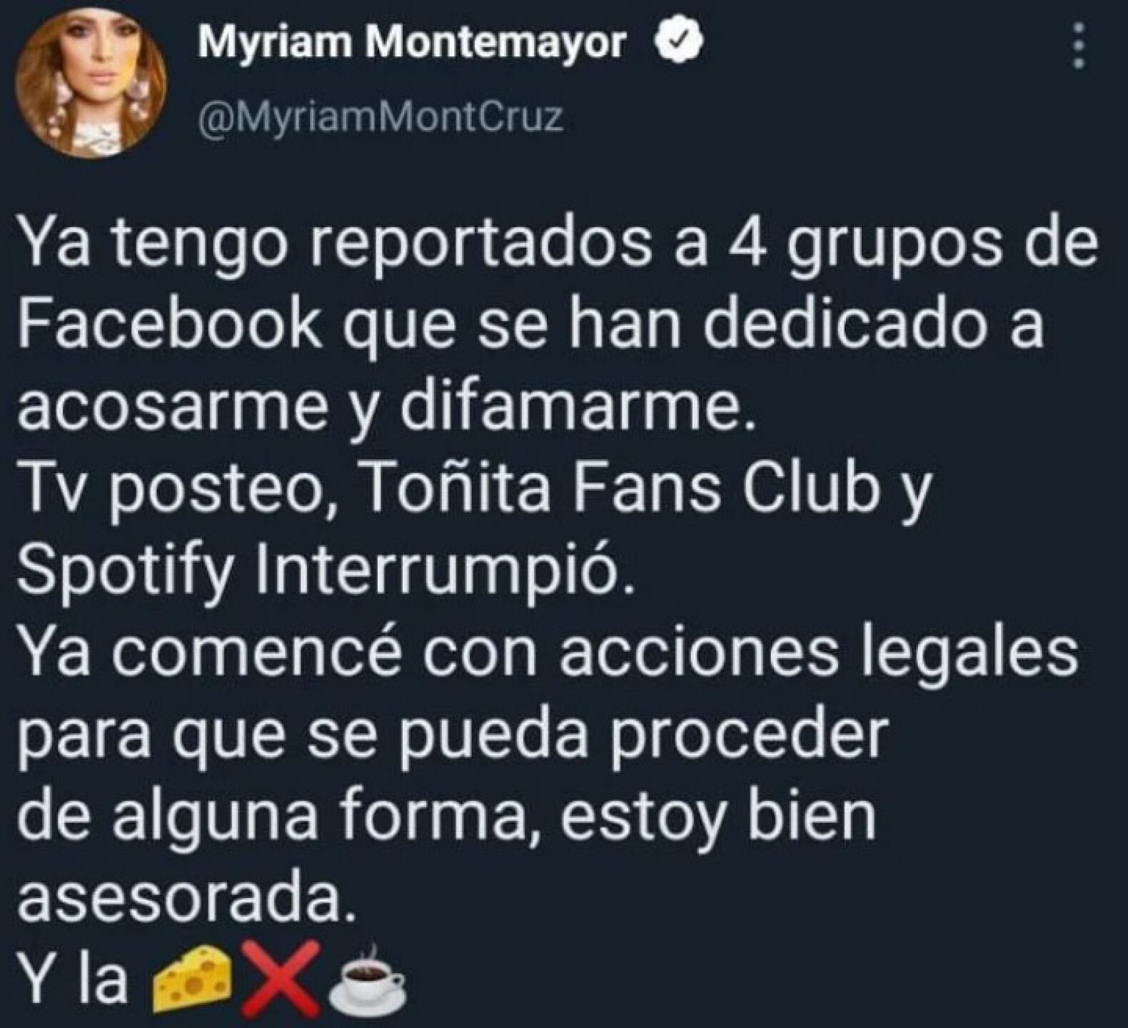 Toñita señala a fans de Myriam Montemayor de la depresión que sufre su hija