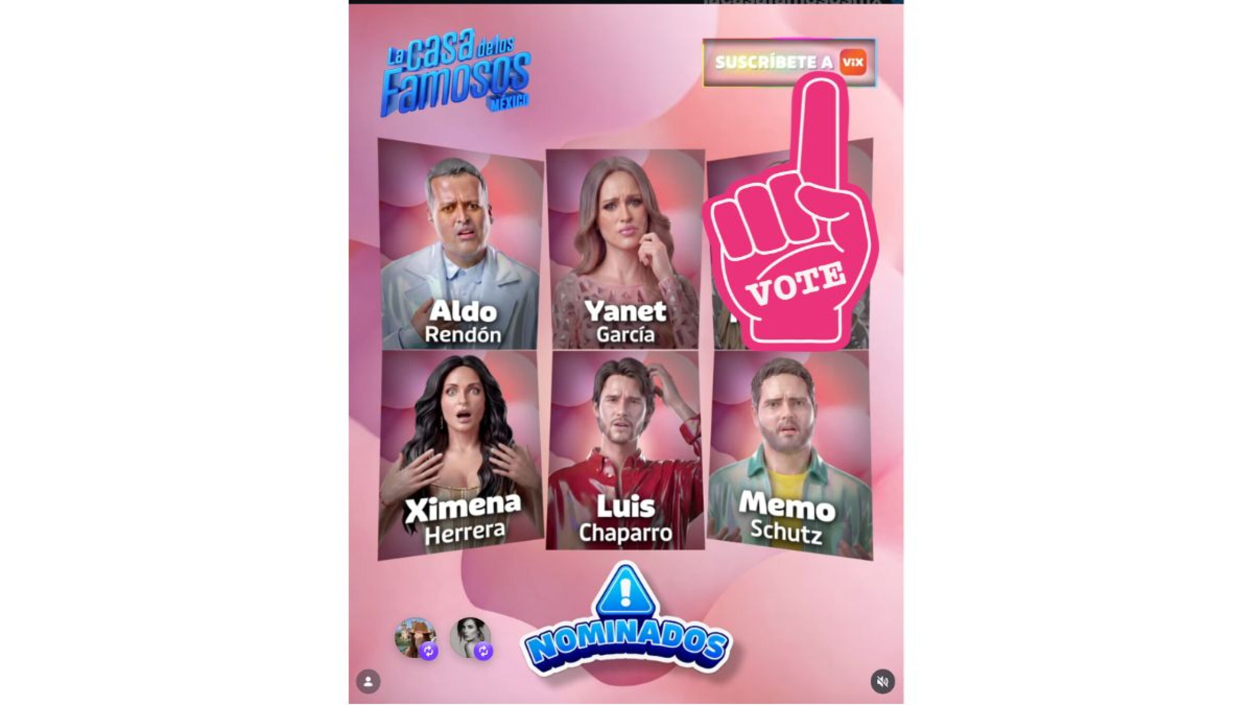 ¿Quiénes son los nominados de la primera semana en La casa de los famosos México 2026?