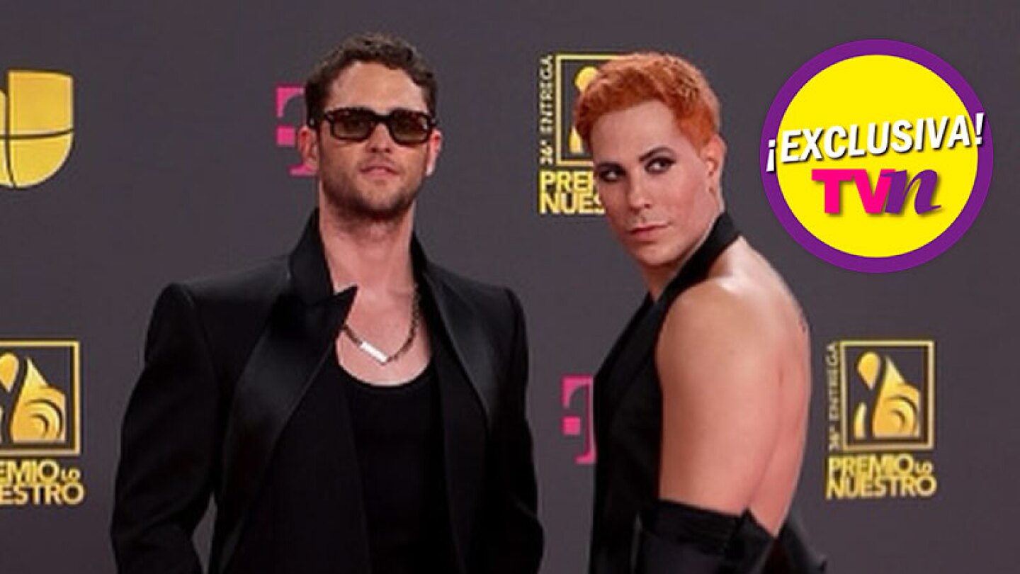 Christopher Uckermann y Christian Chávez en Premio lo nuestro