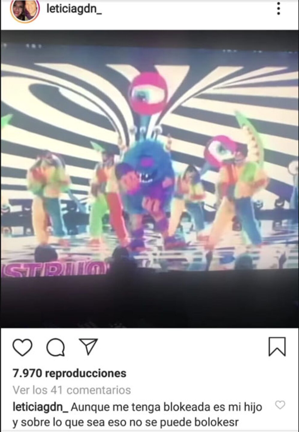 mamá poncho de nigris bloqueada