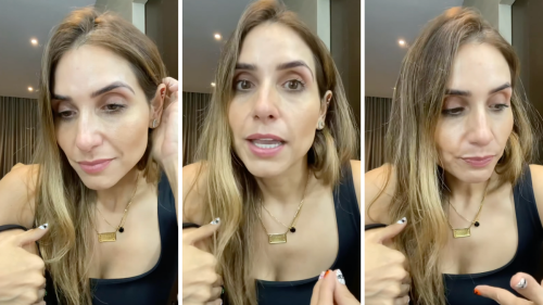 Jimena Longoria llorando