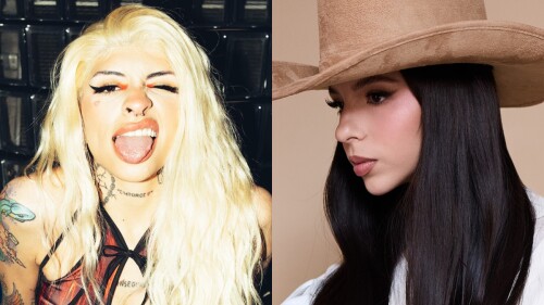 Cazzu y Ángela Aguilar