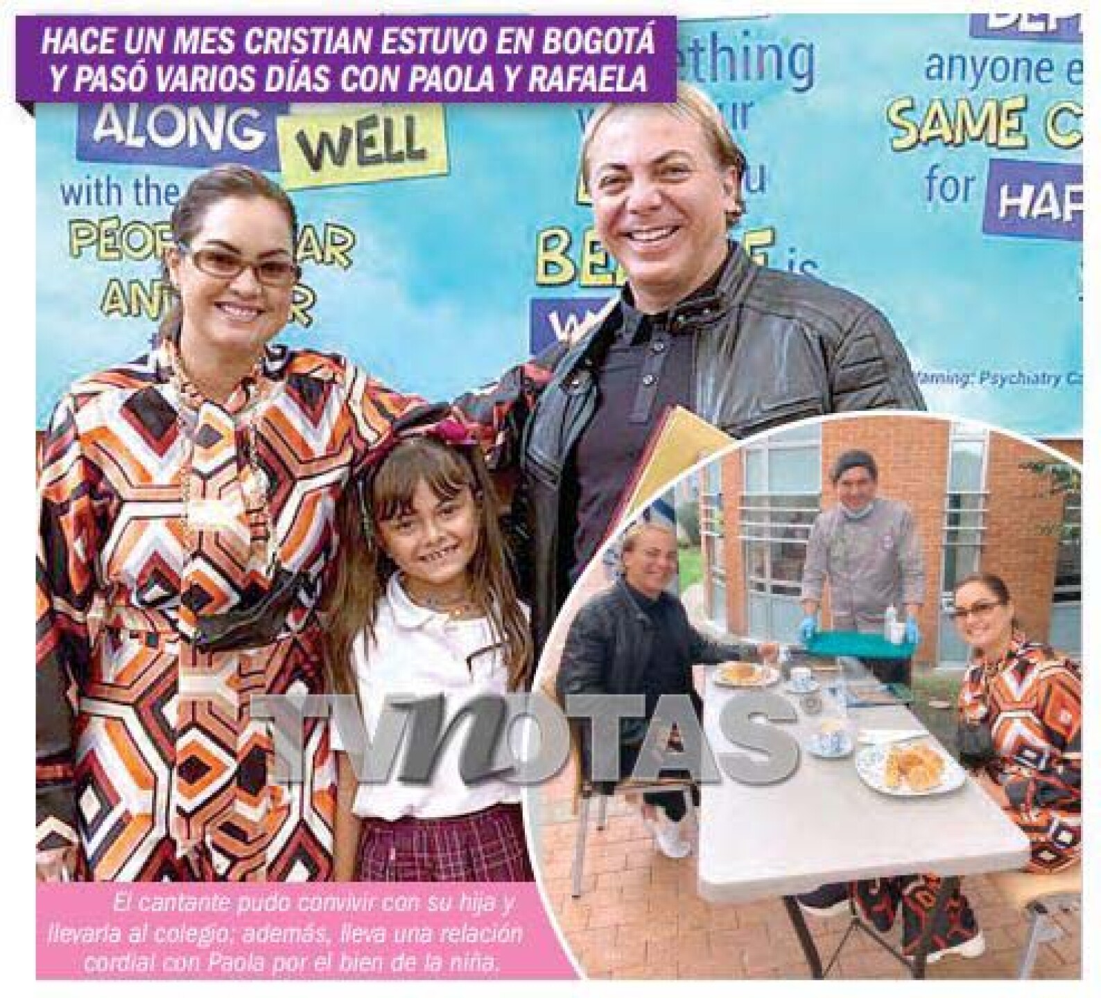 Cristian Castro montó el supuesto plantón de su hija menor