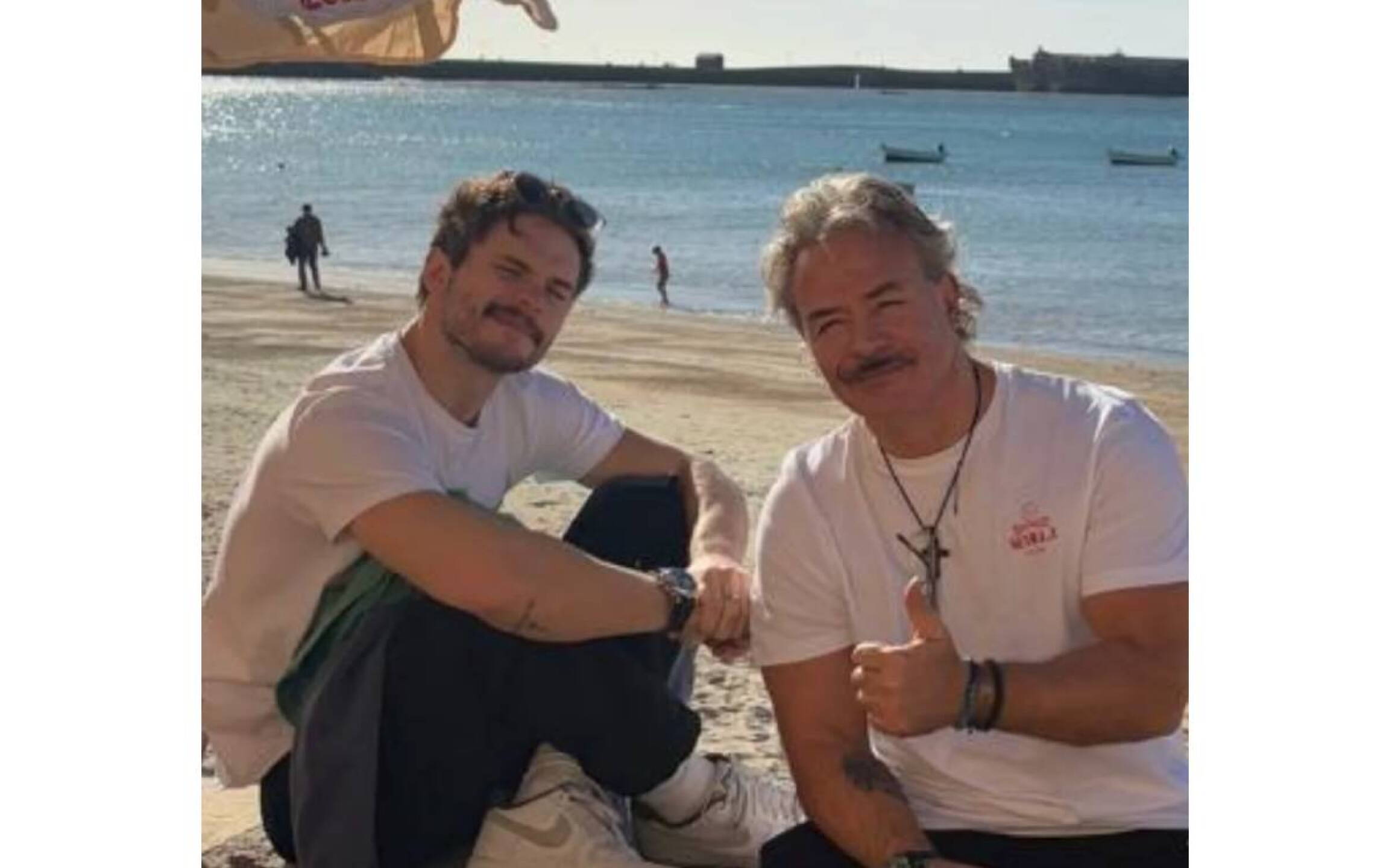 Sergio Sendel y su hijo Graco