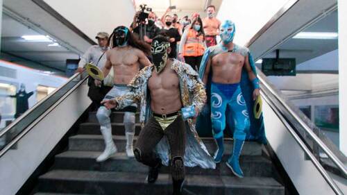 Luchadores mexicanos estarán en el Mercado de La Viga