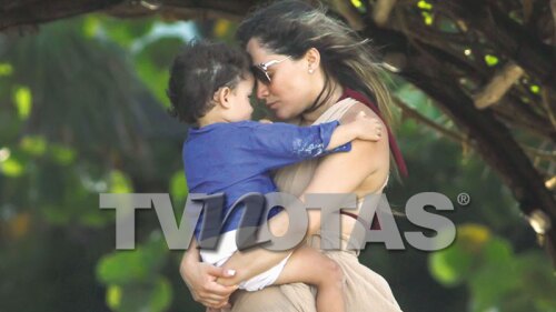 Sherlyn se fue de viaje a Tulum para pasar tiempo madre e hijo