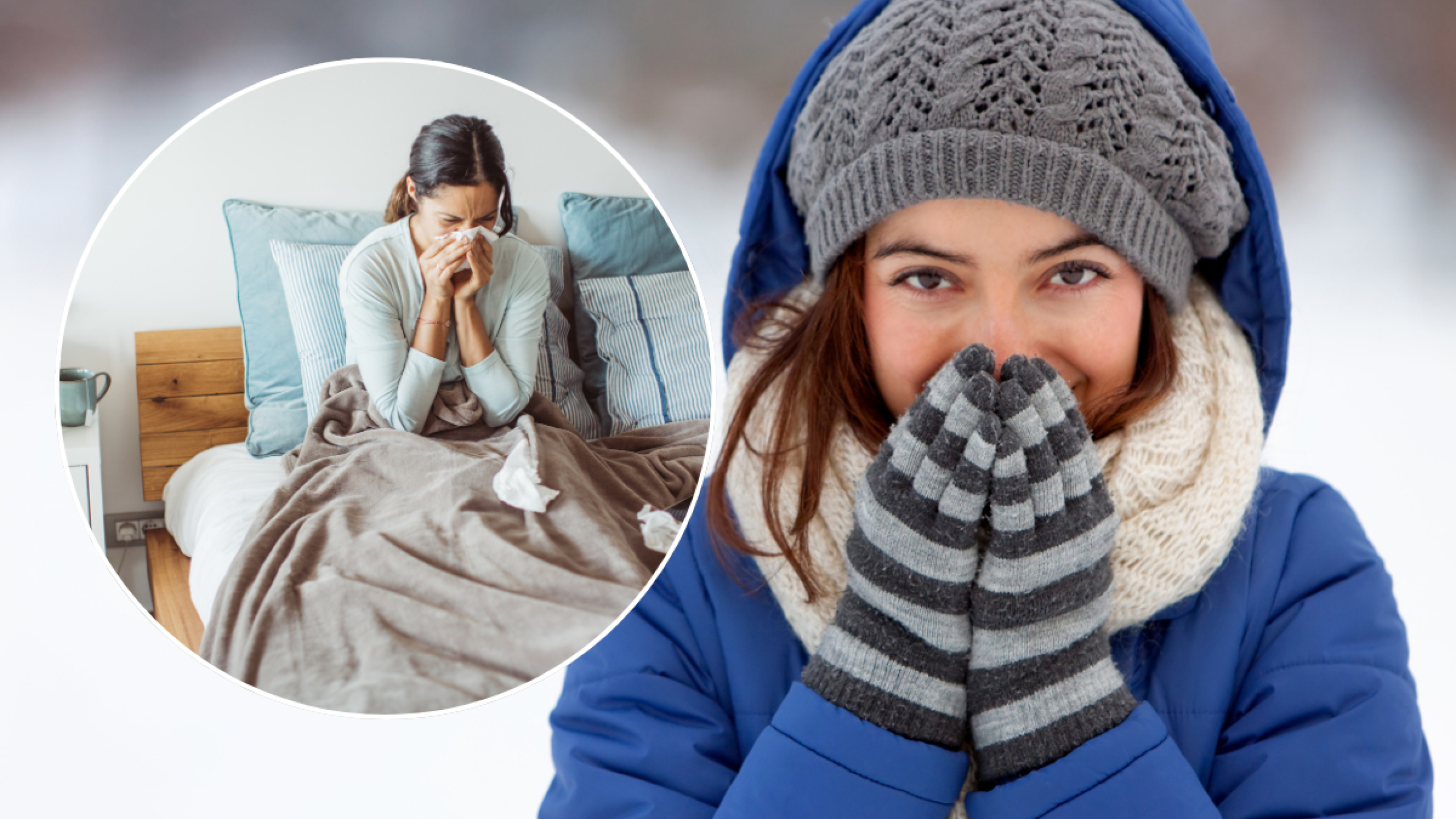 Relación del clima frío con los resfriados