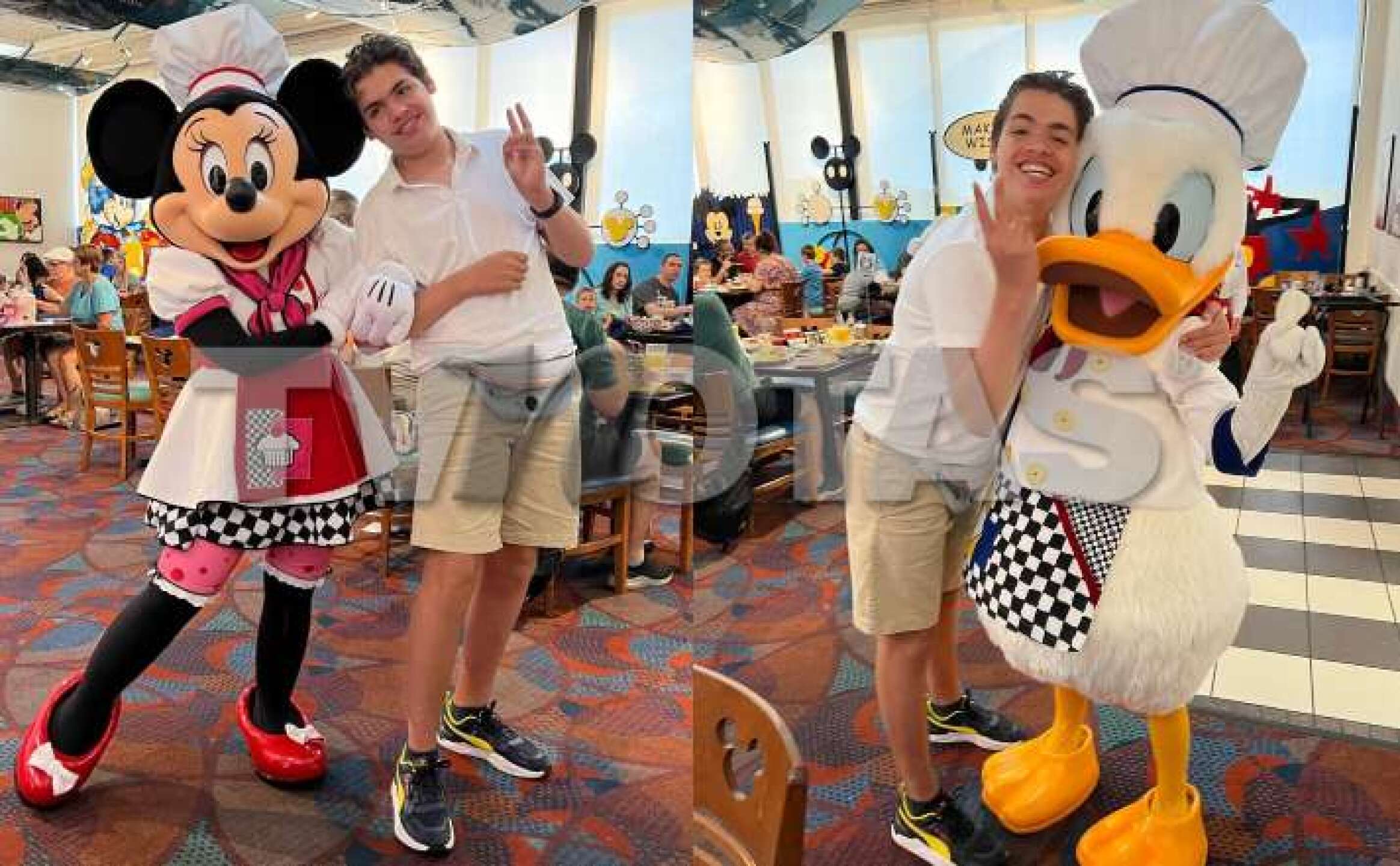 Luz Elena González festejó los 15 años de su hijo en Disney