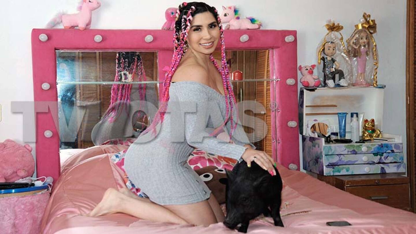 Daniela Alexis La Bebeshita Puerquita vietnamita mascota Albondiguita Brandon Wapayaso Puerhija