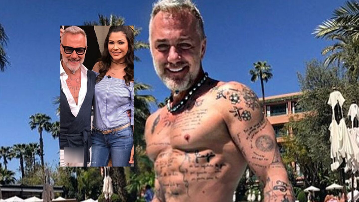 Gianluca no pudo ocultar su emoción con tremenda erección en programa en vivo.