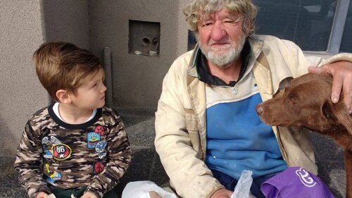 abuelito de la calle es adoptado