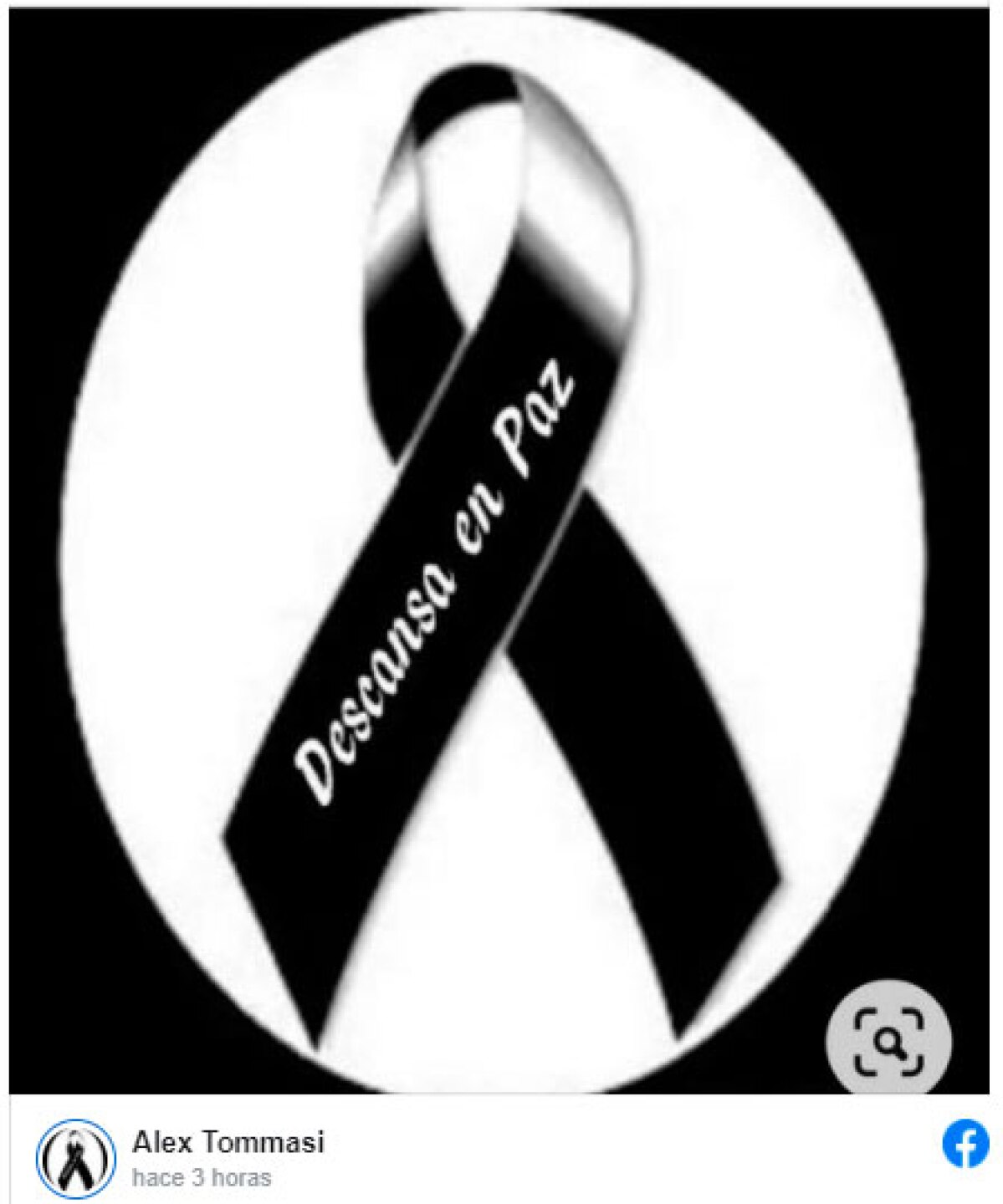 alejandro tommasi moño negro luto hermano jorge carlos