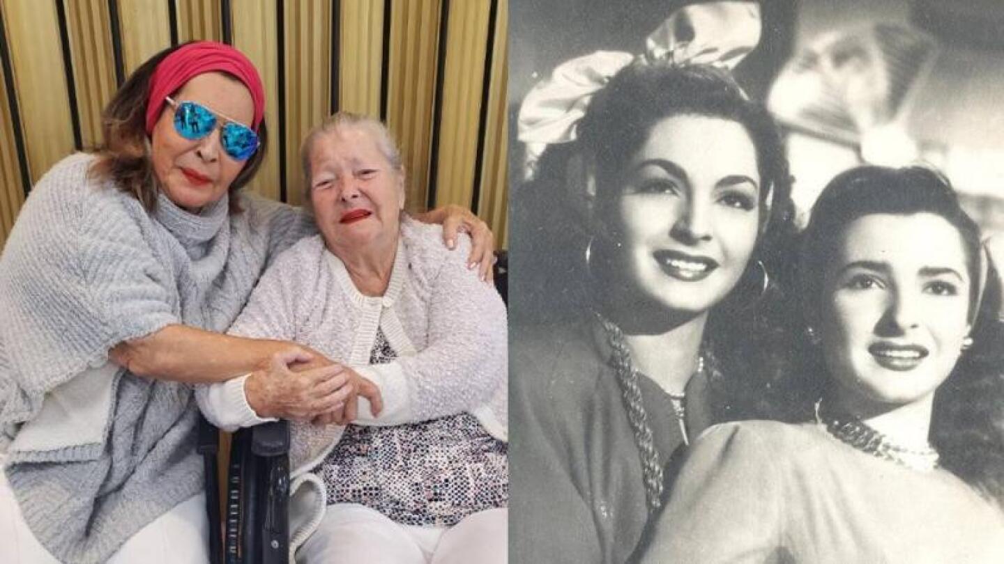 Elsa Aguirre sorprendió a su hermana Alma Rosa con una fiesta en La Casa del Actor